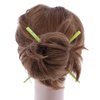 Set of Wooden Hair Sticks With Chinese Dragon Chopsticks - Green