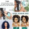 BESTOOL Detangling Brush for Curly Hair, Detangler Brush for Natural Black Hair Curly Hair Afro 3/4abc Texture, Faster n Easier Detangle Wet or Dry Hair with No Pain (Blue)