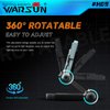 WARSUN LED Work Light Rechargeable Folding Flood Light 2200 Lumen Super Bright Portable Trouble Lights 8000mAh 360 Rotatable Stand Adjustable Mechanic Grey LED Worklight for Car Repair