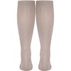 Truform Compression Socks, 8-15 mmHg, Men's Dress Socks, Knee High Over Calf Length, Tan, Medium
