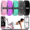 Resistance Bands for Working Out Women - 5 Booty Bands for Women and Men Best Exercise Bands Workout Bands for Workout Legs Butt Glute - Gym Fitness Fabric Bands Set for Home with Training Guide