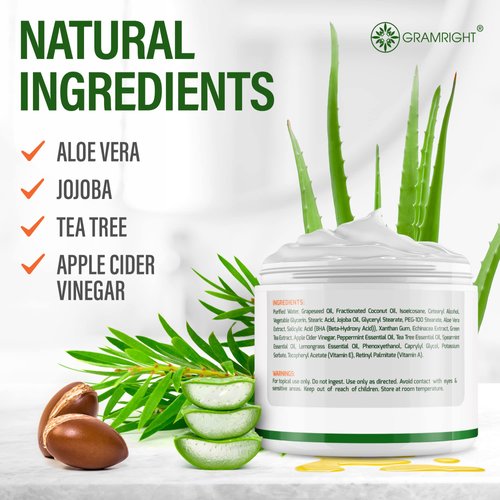 Acne Treatment Face Cream - Acne Spot Treatment for Face & Acne Dots - Tea Tree Oil for Acne - Natural Cystic Acne Treatment -Made in USA- For All Skin Types - Acne Scar Cream & Pimple Remover 4 fl.oz