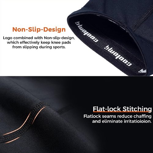 COOLOMG Arm Sleeve Youth Boys Adult Compression Sleeve for Basketball Baseball Football Golf (1 Sleeve) Black M