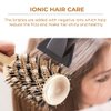 Boars Round Brush for Blow Drying, Straightening, Styling, Curling Shoulder Length Hair, Medium Ceramic Vented Roller (1.7" Barrel, 2.8" with Bristles)