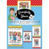 Gracefully Yours Church Kitchen Ladies Thinking of You Greeting Cards Illustrated by Tina Ledbetter, 12, 4 Designs/3 Each with Scripture Message