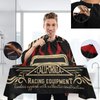 visesunny Barber Cape Vintage Car Polyester Hair Cutting Salon Cape Apron Anti-Static Haircut Shaving Cloth Beard Shaving Bib Hairdressing Cape