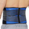 NeoTech Care Neoprene Back Brace for Optimal Support and Pain Relief - Adjustable Compression Belt for Lumbar Stability - Comfortable and Breathable Lower Back Support (Blue, Size S)