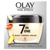 Olay Total Effects Anti-Aging Night Firming Cream & Face Moisturizer with Vitamin C & E, 1.7 Fluid Ounce