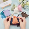 PH PandaHall 15 Color Burlap Gift Bags Packing Pouches Drawstring Bags 2.7x3.5'' Small Cloth Gift Bags Packing Storage Linen Jewelry Pouches for Wedding Party Shower Birthday Xmas Jewelry