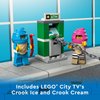 LEGO City Ice Cream Truck Police Chase Van 60314 Toy for Kids, Girls and Boys Age 5 Plus Years Old with Splat Launcher & City Police Car
