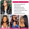 360 Lace Front Wigs Human Hair Pre Plucked Wave Lace Front Wigs Human Hair 360 Lace Frontal Wigs for Black Women (12inch)