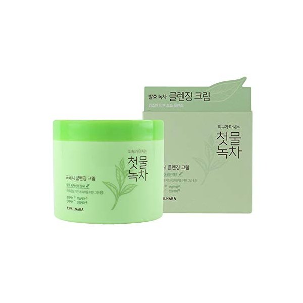 Kwailnara The First Green Tea Fresh Cleansing Cream (Fermented Green Tea) / 300g / 10.58 oz