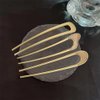 3 Pack U-Shaped Hair Pins French Hair Pin Bun Hair Sticks Chignon Gold Hair Pins for Women Hair Accessories