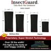 InsectGuard - Permethrin Treated Tick Gaiters/Sleeves and Mosquitoes Flies Chiggers & More Insect Repellent 4 Inch Long Pair (White) One Size Fits All Up to Adult Medium