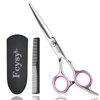 Hair Scissors for Hair Cutting, Fcysy Professional 6 Inches Haircut Scissors Barber Shears, Hair Shears Haircutting Scissor Trimming Beard Scissors with Comb, Salon Hair Shears for Men Women Pet