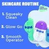 Pipa Skincare Clean Start Bundle for Kids & Tweens – Glow Go Mist, Smooth Operator Moisturizer, and Squeaky Clean Cleanser for Gentle, Hydrating, and Effective Daily Skincare - Kids Skin Care Gift Set
