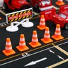 Gadpiparty 50Pcs Miniature Traffic Signs for Kids Mini Traffic Cones Training Road Block Toy Cones for Multipurpose Construction Theme Party Engineering Pretend Play Sports Activity
