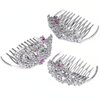 Rhode Island Novelty 2 Inch Mini Tiara Hair Comb, 1 Dozen