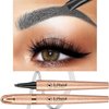 Eyebrow Pen Gray Eyebrow Microblading Pencil Eyebrow 4 point Lift & Snatch Brow Pen Mothers Day Gifts Eyebrow Tattoos Pen Waterproof Natural Looking Long Lasting Eye Makeup Brow Pencil (Gray 03#)