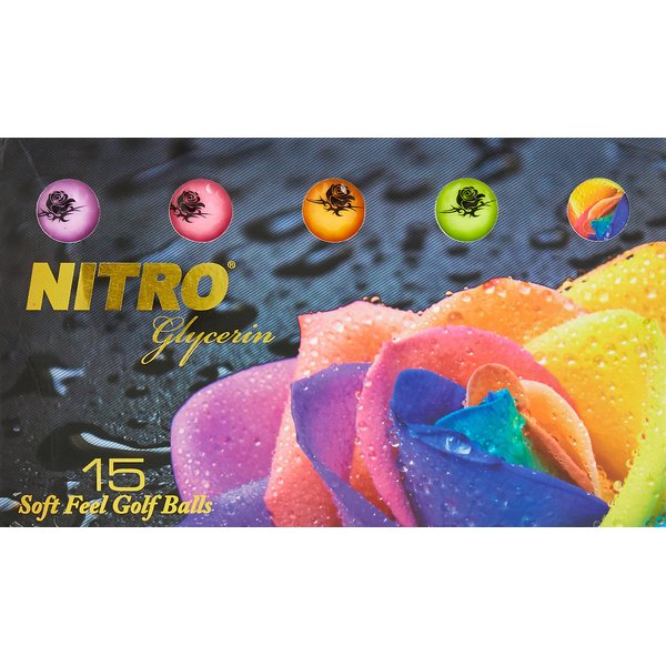 Nitro Golf Glycerin 15 Ball Pack Nitro Golf Balls