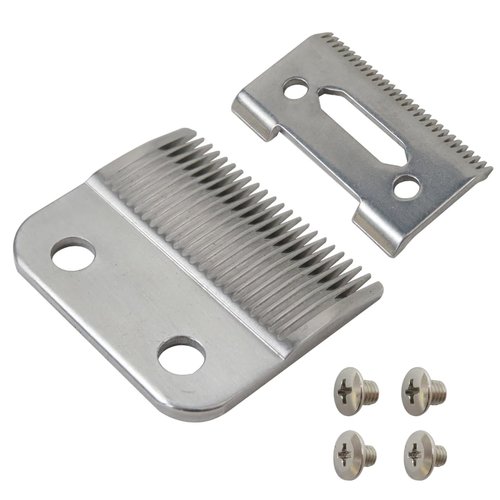 Guard Blade and Cutting Blade Compatible for Wahl Precision, for Precision Premium Smooth Cut, for 2-Hole Stagger-Tooth, for 2Hole Taper and 2Hole Standard Wedge blades