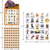 Fancy Land Halloween Bingo Game for Kids 24 Players Halloween Die-Cut Bingo Cards Party Favors Activity Supply