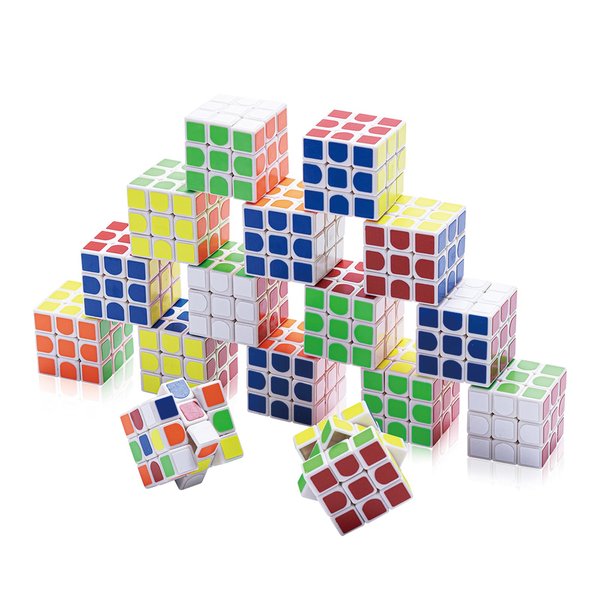HELLOCUBE 16 Pack Mini Magic Cube for Party Favors,3x3x3 Magic Cube Puzzle Game Toys Gifts for Kids