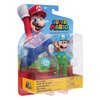 Super Mario 4" Action Figures Ice Luigi with Ice Flower
