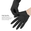 Segbeauty Hair Dye Gloves, 20 Counts Black Reusable Hair Color Gloves Professional Washable Rubber Gloves Hair Coloring Accessories for Home Cleaning Hair Dye Salon Highlighting - Medium
