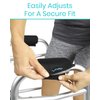 Vive Walker Grips - Padded Hand Covers - Soft Cushion Padding Medical for Folding Rolling Wheelchair, Rollator Handle, Senior, Elderly Grippers - Crutch Handle Pads - Mobility Aid Hand Cushion (Black)