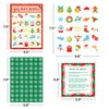 Fancy Land Christmas Bingo Game for Kids 24 Players Holiday Party Supplies