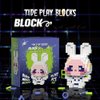 1PC （750+pcs） Random Box Dark Night Skeleton Cute Cosplay Mini Building Block Figure Toys, Building Blocks Gifts Randomly One of The Four Desighs for Birthday Christmas Deco.