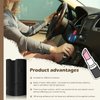 SuperKaKa Car Lip Balm Chapstick Holder- Upright Insulated lipsticks Organizer Case With Star Pattern, Cars Interior Accessories Mount for Auto Vehicle, SUV, Truck(Black)