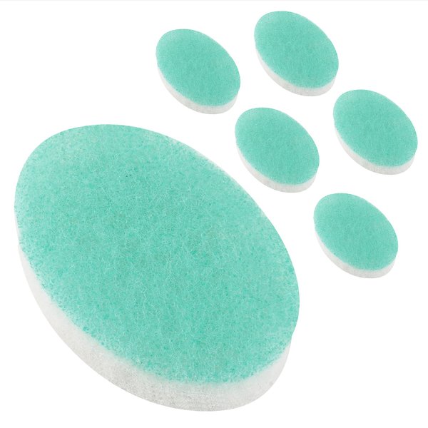 6 Pack Double Sided Body Sponge for Daily Deep Cleansing and Regular Exfoliating - Removes Dead Skin and Dirt - Christmas Gifts for Women and Teens - Holiday Beauty Gift Sets (All Skin Types)