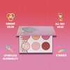 Juvia's Place - The Blushed Rose - Rosy, Pinks, Rose-Gold, Shades of 6, Eyeshadow Palette, Professional Eye Makeup, Pigmented Eyeshadow Palette, Makeup Palette