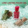 Red Gel Nail Polish Colors, Bright Red Gel Polish, Regular Gel Nail Polish, Nail Polish Red for Women Summer, Nail Polish Gel for Nails, Nail Polish Air Quick Dry, 14ML