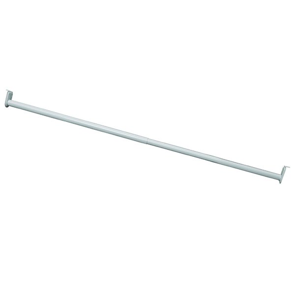Adjustable Closet Rod, Steel 30 Inch to 48 Inch, 30 Pound Capacity, White – Design House, 205823