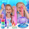 Mermaid Slime Kit for Girls, Mini Dreamy Slime Making Kit for Kids 6-12, Party Favors for Childrens