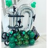Paready Camo Balloons, 50 Pcs Green and Brown Balloons, Camouflage Army Balloon, 12 Inch Dark Sage Green Black Balloons Latex for Birthday Baby Shower Camping Woodland Hunting Jungle Party Decorations