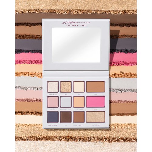 Glam Lux Beauty Bundle Beauty Creations Lesdo Makeup Getting It Done Multi-Use face Palette 9 eyeshadow shades Shimmer & Matte, Bronzer, Highlighter, Sculting and Defining Blush w Lip Mask