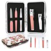 My Beauty Spot Manicure Set Soft Touch Manicure Kit For Women 6pcs Stainless Steel Travel Nail Kit With Case Beauty Care Essentials Collection