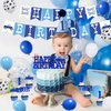 55Pcs Little Blue Truck Farm Theme 1st Birthday Party Decoration with Beep Beep Happy Birthday Banner Blue Truck Beep One Cake Topper for Kids Boys Girls First Birthday Party Supplies