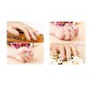 XICHEN 120 PCS/ 2Boxes Five Flower Flower Three-Dimensional Applique 3D Nail Stickers Nail Supplies Dried Flowers（Starry and Five Flower）