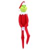winblot Christmas Elf Plush Doll, Monster Plush Toy Decorations, Fun Toys Gifts and Christmas Decorations, for Xmas Christmas Ornaments Tabletop Home Office Decor, 12 inches (Red)