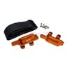 for Traxxas 1/10 Maxx 3s 4s Alloy Aluminium Battery Holder Mount Hold Down - Orange