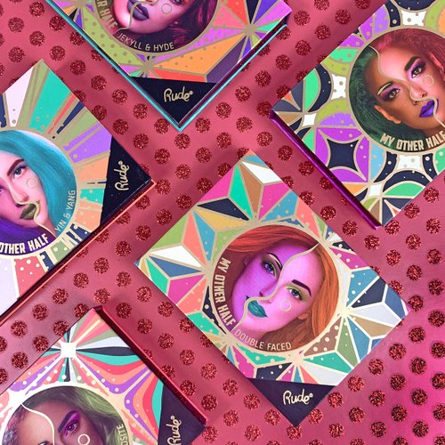 Rude - My Other Half Duo Shade Face Palette - Double Faced