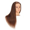 Hairingrid Mannequin Head 24"-26"100% Human Hair Hairdresser Cosmetology Mannequin Manikin Training Head Hair and Free Clamp Holder (R71906LB0418H)