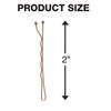 Conair 48 Piece Bobby Pins Extra Long Brown, 4 Oz