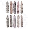 Mehndi Print Blocks Stylish Border Pattern Wooden Stamps (Set of 10)