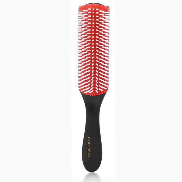 Comb for Curly Hair, Curling Comb Nylon Styling Hair Brush 9 Row Brush Hair Brush Removable Classic Detangling Comb Suitable for Curly, Wet, Dry, Oily, Thick Hair